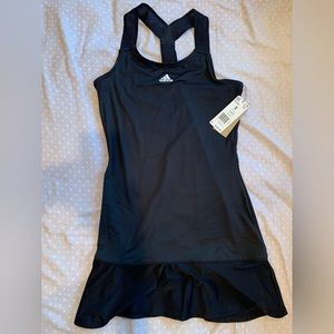 NWT ADIDAS black tennis dress, size S